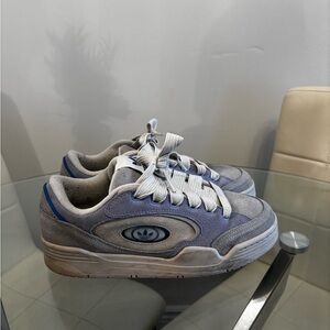 Adidas Men's Blue and Gray Sneakers